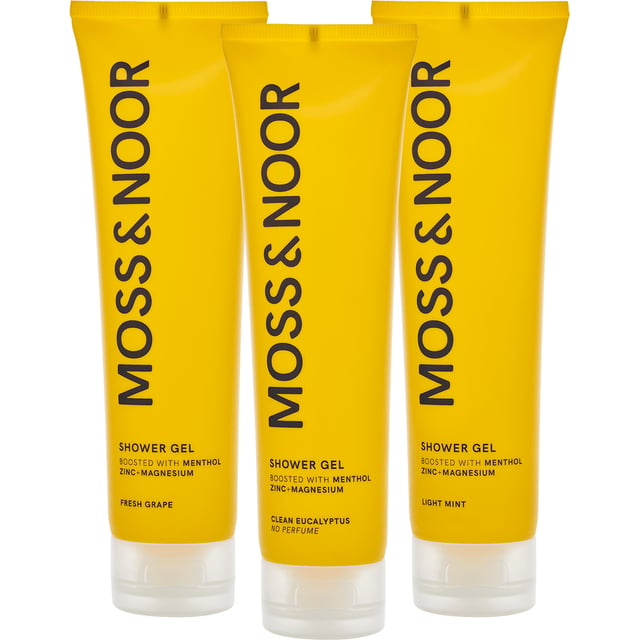 Moss & Noor After Workout Shower Gel Mixed 3-pack
