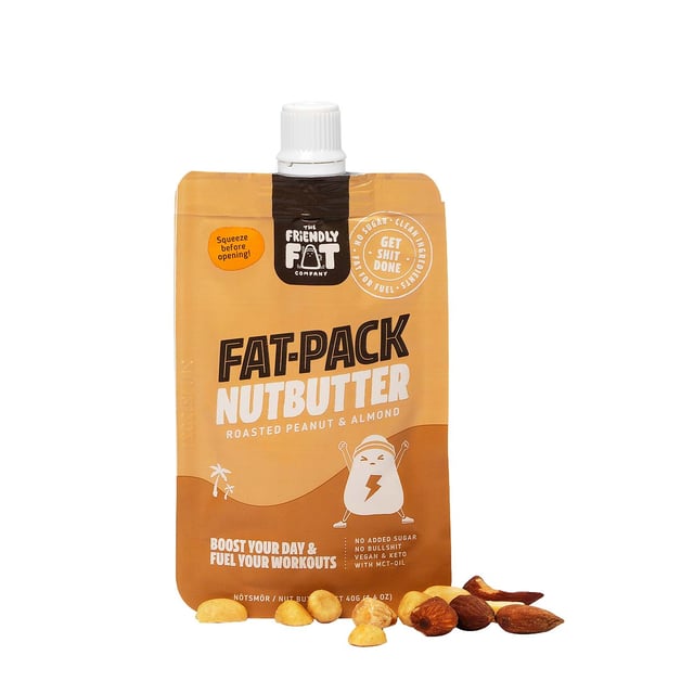The Friendly Fat Company Fat-Pack Nutbutter 40 g | Träning - Energigivande - PWO | Apoteka