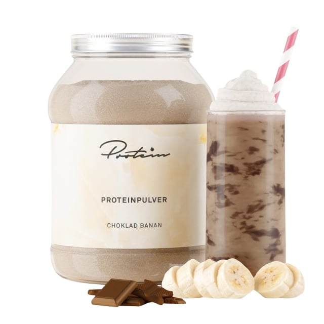 Protein.com Proteinpulver Fettförbränning Banan & Choklad 1000 g | Träning - Proteintillskott - Proteinpulver - Vassleprotein | Apoteka