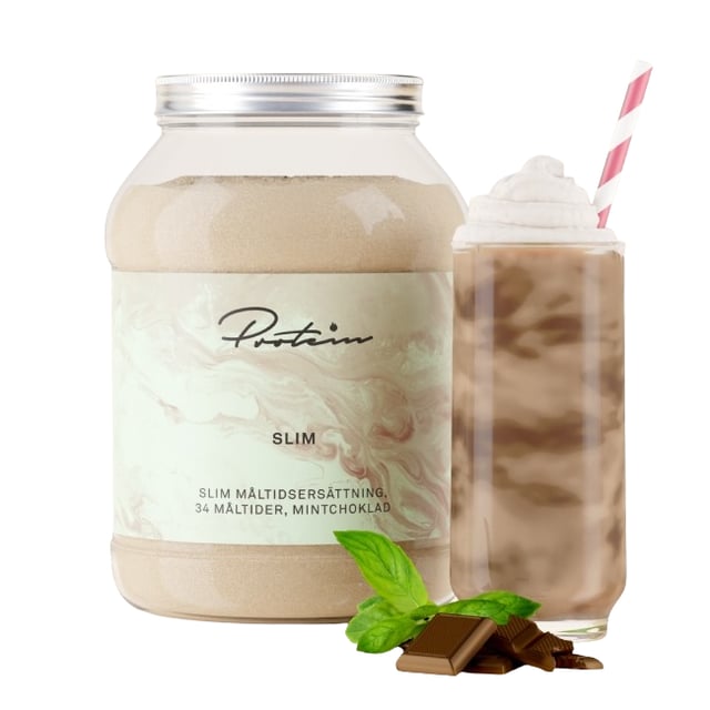 Protein.com Slim Måltidsersättning Mintchoklad 1200 g | Viktkontroll - Viktminskning,Viktkontroll - Måltidsersättning | Apoteka