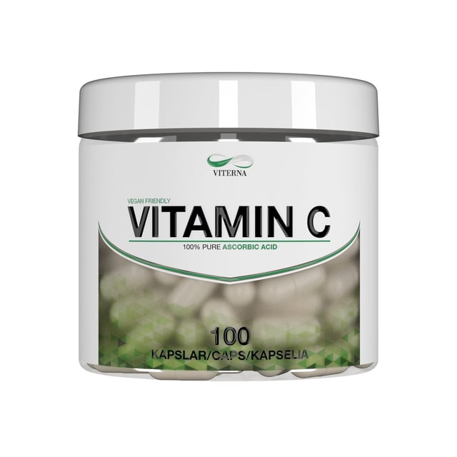 Viterna Vitamin C 500mg Vegan 100 kapslar | Vitaminer & kosttillskott - Vitaminer & mineraler - C-vitamin | Apoteka