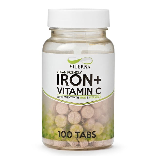 Viterna Vital Iron + Vitamin C 100 tabletter | Vitaminer & kosttillskott - Vitaminer & mineraler - Järn,Vitaminer & kosttillskott - Vitaminer & mineraler - C-vitamin | Apoteka