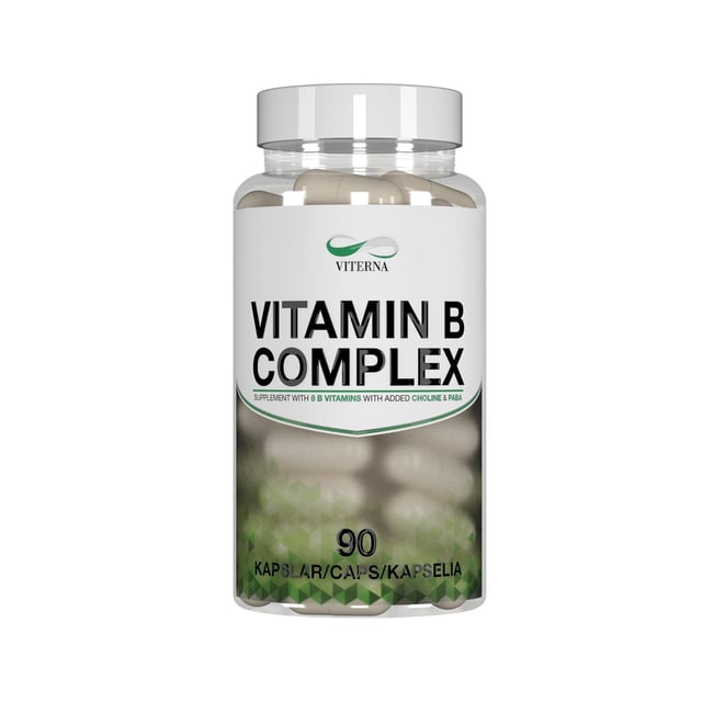 Viterna Vitamin-B Complex 90 kapslar | Vitaminer & kosttillskott - Vitaminer & mineraler - B-vitaminer - B-vitaminkomplex | Apoteka
