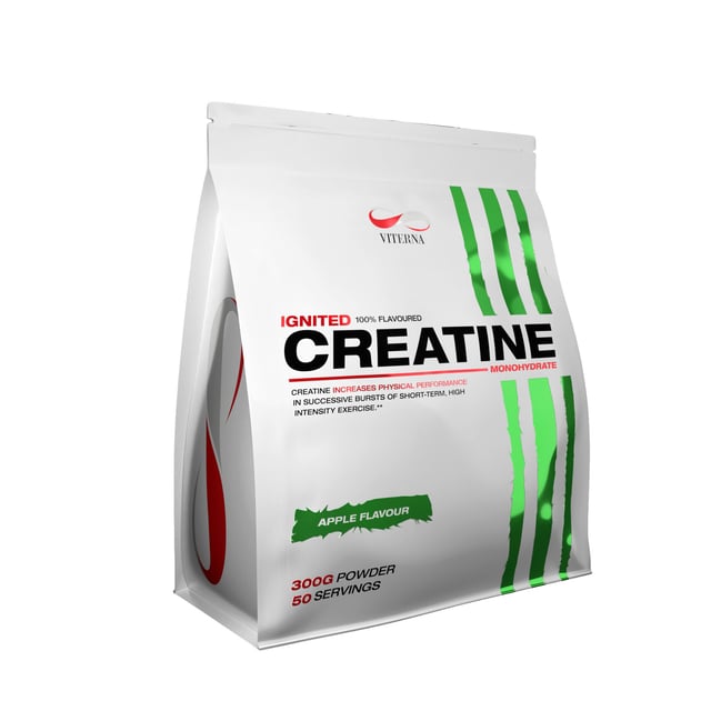 Viterna Ignited Creatine Apple Bag 300 g | Träning - Energigivande - Kreatin | Apoteka