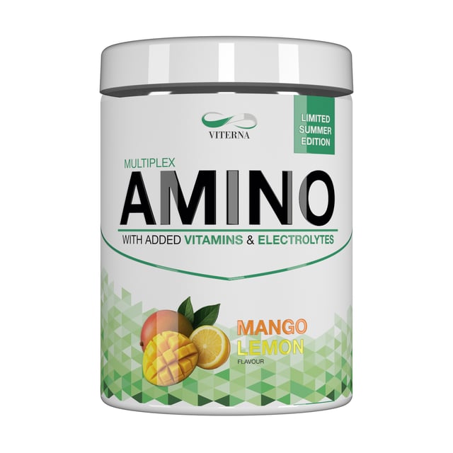 Viterna Amino Mango Lemon Vegan 400 g | Träning - Aminosyror - BCAA,Vitaminer & kosttillskott - Elektrolyter,Vitaminer & kosttillskott - Aminosyror | Apoteka