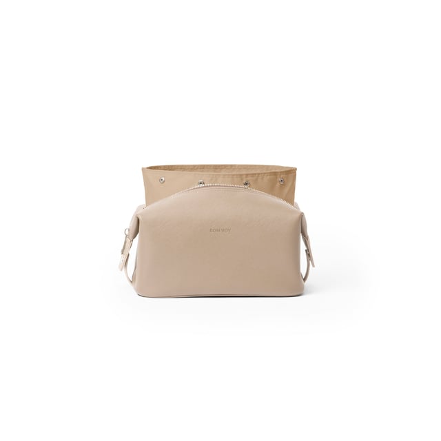 Bon Bags Staycation Cosmetic Bag Small Beige/Beige 1st