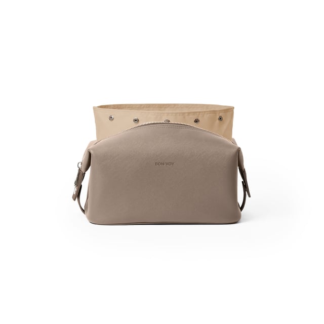 Bon Bags Weekend Toiletry Bag Medium Taupe/Beige 1st
