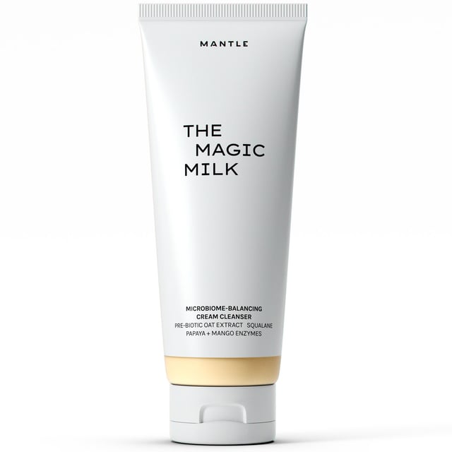 MANTLE The Magic Milk – Microbiome-balancing cream cleanser 125 ml | Hudvård - Ansiktsvård - Ansiktsrengöring - Rengöringsmjölk | Apoteka