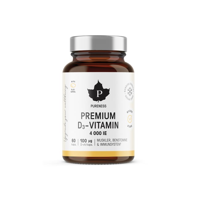 Pureness Premium D-Vitamin 60 kapslar | Vitaminer & kosttillskott - Vitaminer & mineraler - D-vitamin | Apoteka