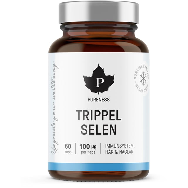 Pureness Trippel Selen 60 kapslar | Vitaminer & kosttillskott - Vitaminer & mineraler - Selen | Apoteka