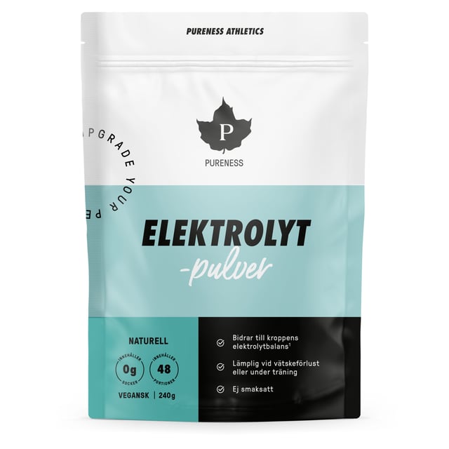 Pureness Elektrolytpulver Naturell 240 g | Vitaminer & kosttillskott - Elektrolyter | Apoteka