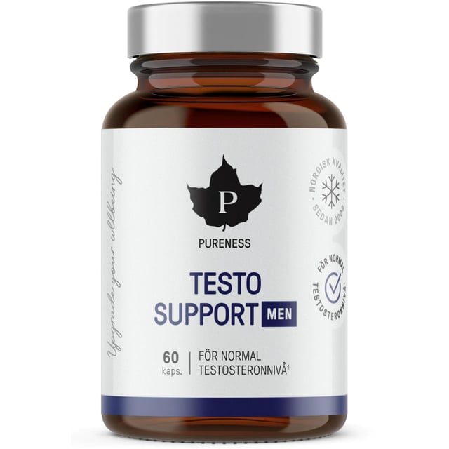 Pureness Testo Support Men 60 kapslar | Vitaminer & kosttillskott - Vitaminer & mineraler - Multivitamin - Multivitamin för män | Apoteka