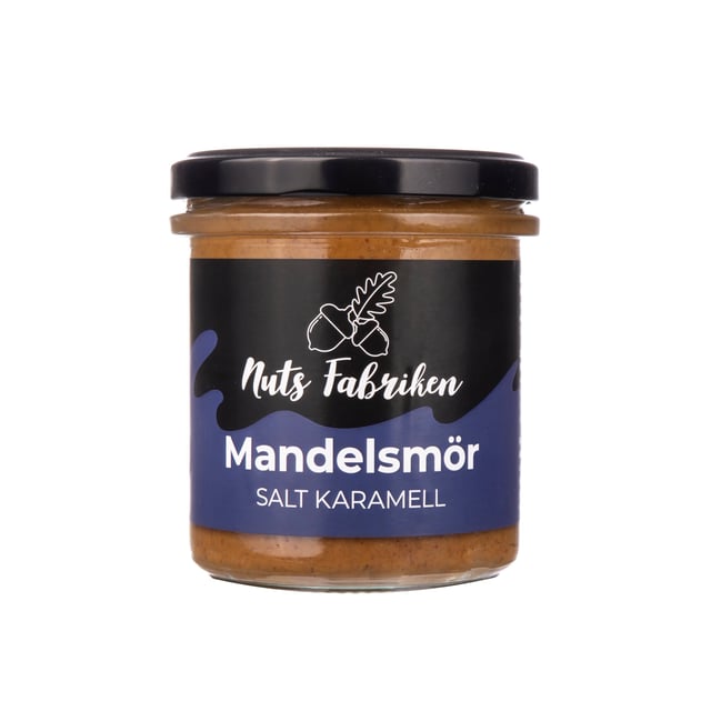 Nuts Fabriken Mandelsmör Salt Karamell 300 g | Mat & dryck - Olja, fett & smör - Nötsmör | Apoteka