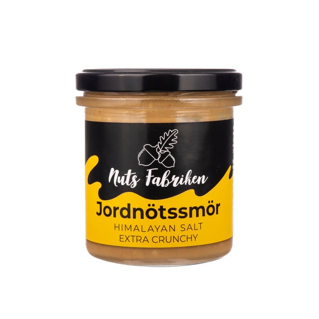 Nuts Fabriken Jordnötssmör Himalayan Salt Extra Crunchy 300 g | Mat & dryck - Olja, fett & smör - Nötsmör | Apoteka