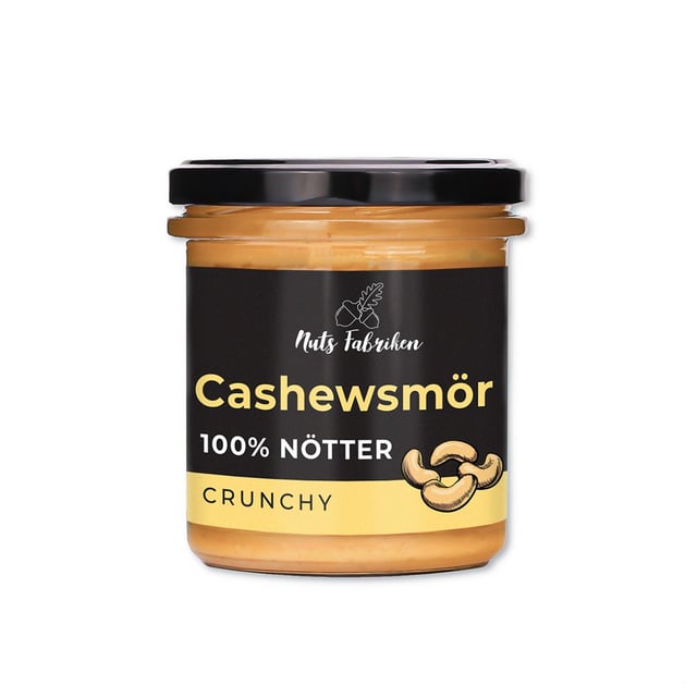 Nuts Fabriken Cashewsmör Crunchy 300 g | Mat & dryck - Olja, fett & smör - Nötsmör | Apoteka