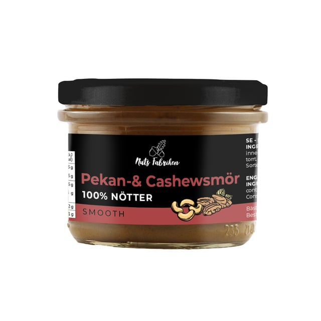 Nuts Fabriken Pekansmör- & Cashewsmör Mix 150g | Mat & dryck - Olja, fett & smör - Nötsmör | Apoteka