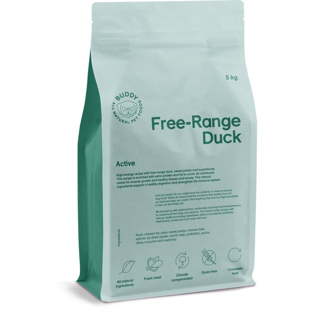 Buddy Pet Foods Free-Range Duck 5 kg | Djur - Djurfoder & tillskott | Apoteka