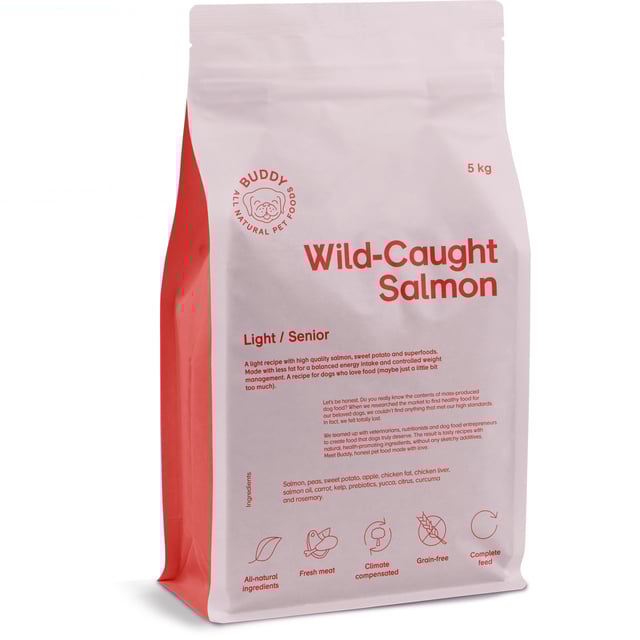 Buddy Pet Foods Wild Caught Salmon 5 kg | Djur - Djurfoder & tillskott | Apoteka