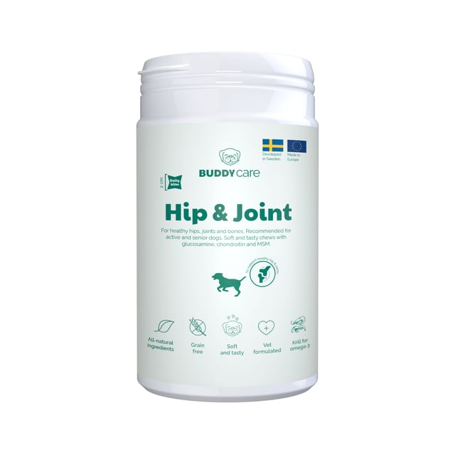 Buddy Care Hip & Joint 150g | Djur - Djurfoder & tillskott - Tillskott för leder & muskler | Apoteka
