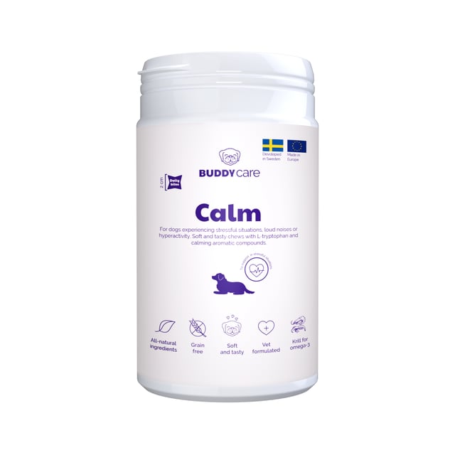 Buddy Care Calm 150g | Djur - Djurfoder & tillskott - Tillskott vid stress & oro | Apoteka