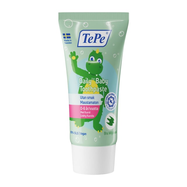 TePe Daily Baby Toothpaste 0-2 år 50 ml | Baby, barn & förälder - Munvård för barn - Barntandkräm,Munvård - Tandkräm | Apoteka