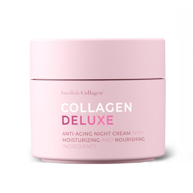 Swedish Collagen Deluxe Night Cream 50 ml | Hudvård - Ansiktsvård - Ansiktskräm - Retinolkräm,Hudvård - Ansiktsvård - Anti-age - Anti-age-kräm,Hudvård - Ansiktsvård - Ansiktskräm - Nattkräm | Apoteka