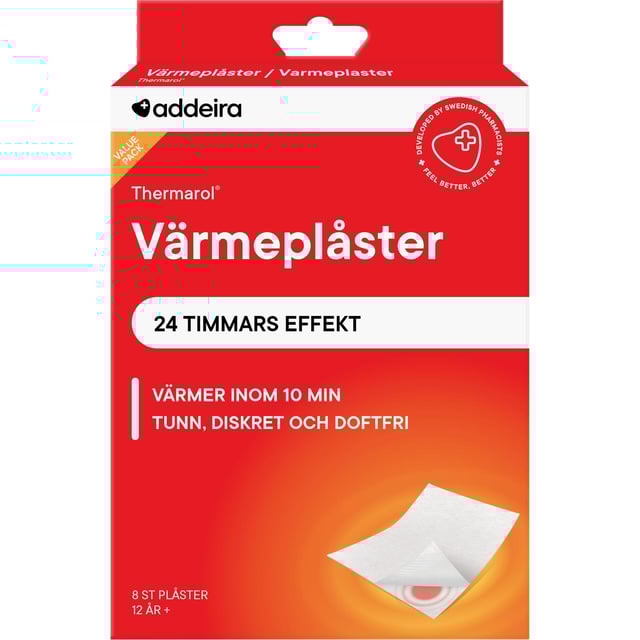 Thermarol Värmeplåster 8-pack | Träning - Träningsvärk & muskelsmärtor - Värmeplåster & kyldynor | Apoteka