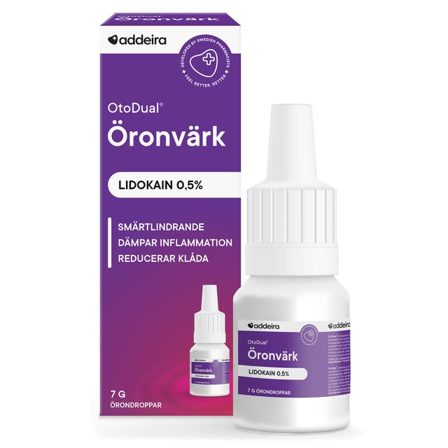 addeira OtoDual Örondroppar 7 g | Ögon & öron - Öron - Klåda & öroninflammation | Apoteka