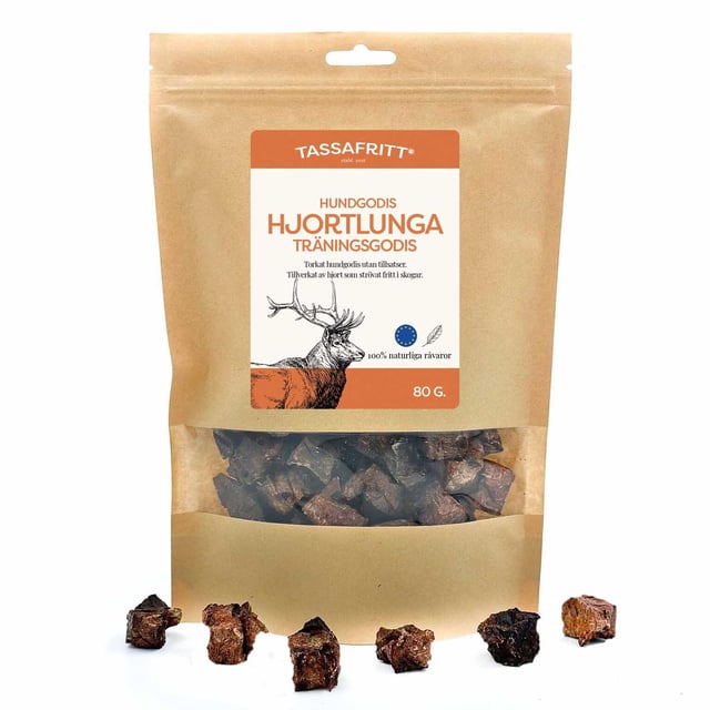 TassaFritt Hjortlunga Träningsgodis 80 g