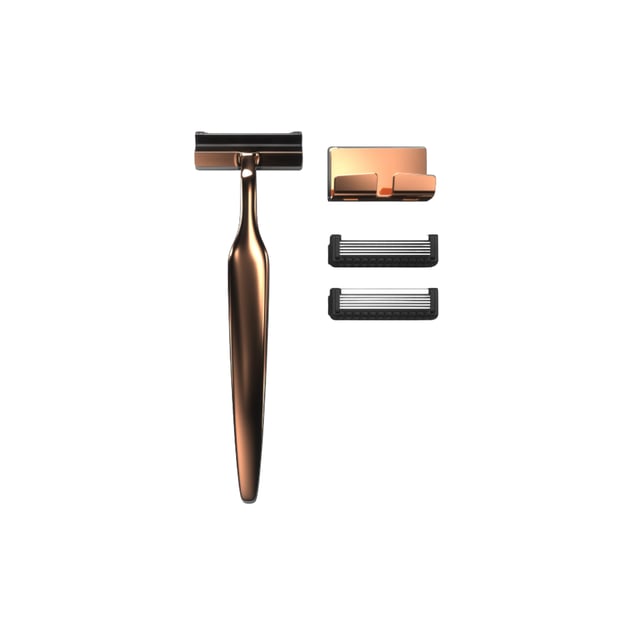 MELLE Bronze Razor Kit | Hudvård - Rakning & hårborttagning - Rakhyvlar | Apoteka