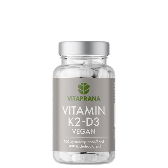 Vitaprana Vitamin K2+D3 Vegan 110 kapslar | Vitaminer & kosttillskott - Vitaminer & mineraler - D-vitamin | Apoteka