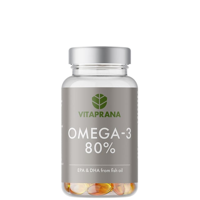 Vitaprana Omega-3 80% 100 kapslar