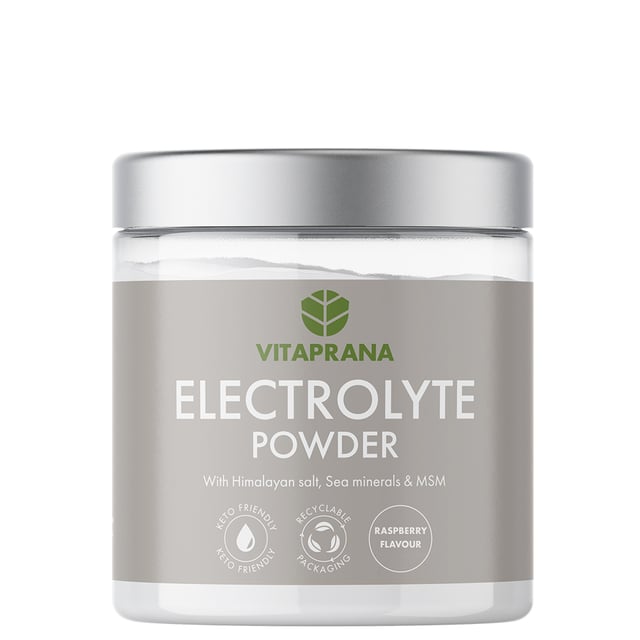 Vitaprana Electrolyte Powder Raspberry 375g | Vitaminer & kosttillskott - Elektrolyter,Mage & tarm - Vätskeersättning,Träning - Vätskeersättning | Apoteka