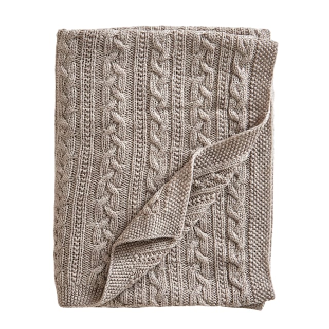 Jack o Juno Knitted Merino Wool Blanket Oatmeal | Baby, barn & förälder - Babyfiltar | Apoteka