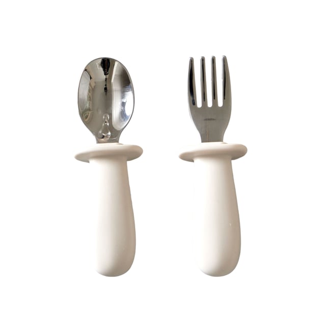 Jack o Juno Baby Cutlery Set Cream 1 par | Baby, barn & förälder - Mata - Barntallrikar & barnbestick | Apoteka