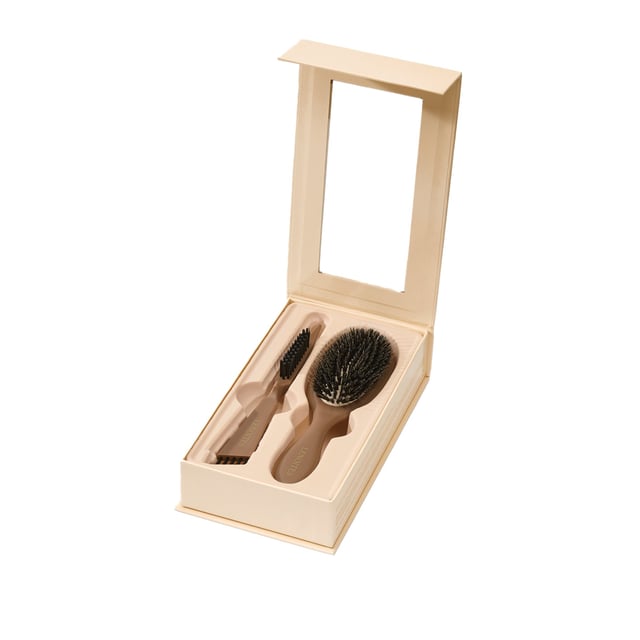 Lenoites Wild Boar Hair Brush with Cleaning Tool - Limited Edition | Hårvård - Hårstyling - Hårborstar & kammar | Apoteka