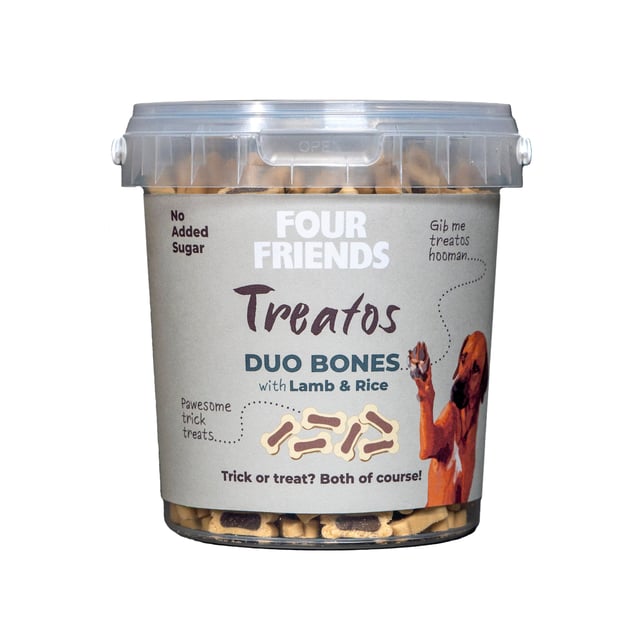 FourFriends Treatos Duo Bones Lamb & Rise 500 g | Djur - Djurgodis - Hundgodis | Apoteka