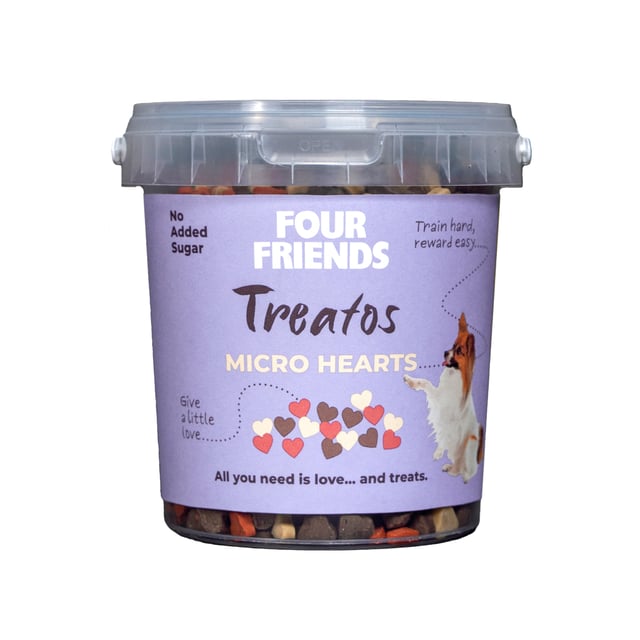 FourFriends Treatos Micro Hearts 500 g | Djur - Djurgodis - Hundgodis | Apoteka