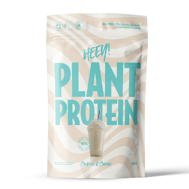 Veganskt Protein Cookies & Cream 500 g | Träning - Proteintillskott - Proteinpulver - Veganskt proteinpulver | Apoteka