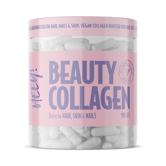 Heey! Beauty Collagen + Hyaluronsyra 90 kapslar | Vitaminer & kosttillskott - Vitaminer & mineraler - B-vitaminer - B-vitaminkomplex,Vitaminer & kosttillskott - MSM,Vitaminer & kosttillskott - Kosttillskott för veganer & vegetarianer,Vitaminer & kosttillskott - Kollagen,Vitaminer & kosttillskott - Växtbaserade kosttillskott,Vitaminer & kosttillskott - Hud, hår & naglar | Apoteka