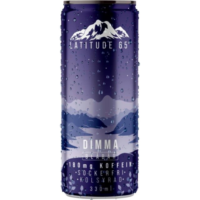 Latitude 65 Dimma Blåbär 330 ml | Mat & dryck - Drycker - Funktionell dryck,Träning - Energigivande - Energidryck | Apoteka