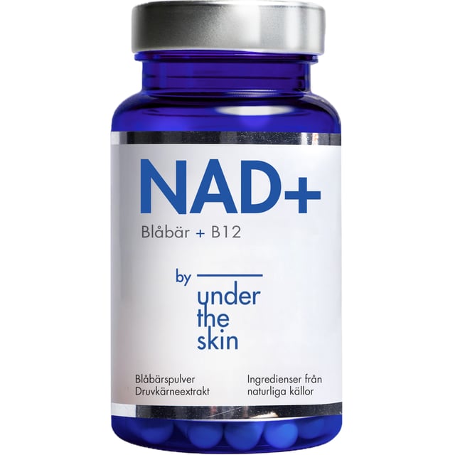Under the Skin NAD+ Blueberry+B12 60 st | Vitaminer & kosttillskott - Energi & fokus | Apoteka