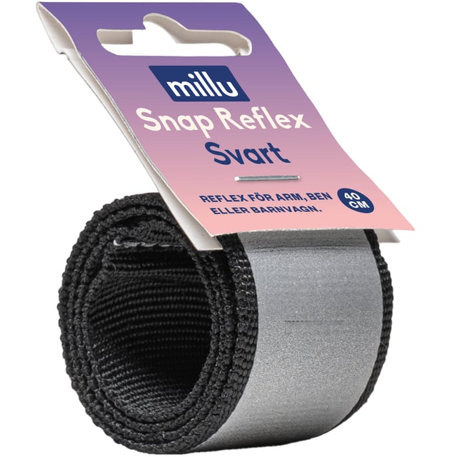 Millu Snapreflex Svart 1 st | Hjälpmedel & säkerhet - Säker ute | Apoteka