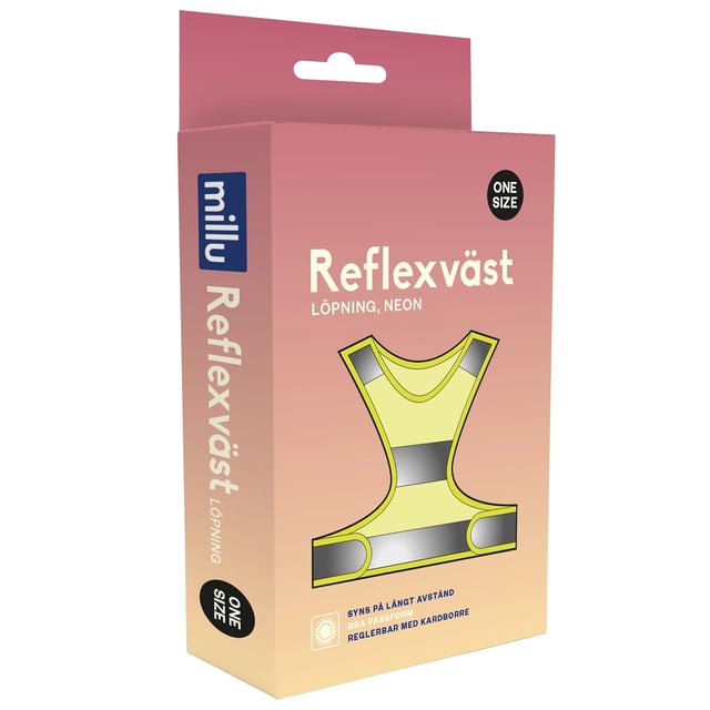 Millu Reflexväst Löpning Neon One-size | Hjälpmedel & säkerhet - Säker ute | Apoteka