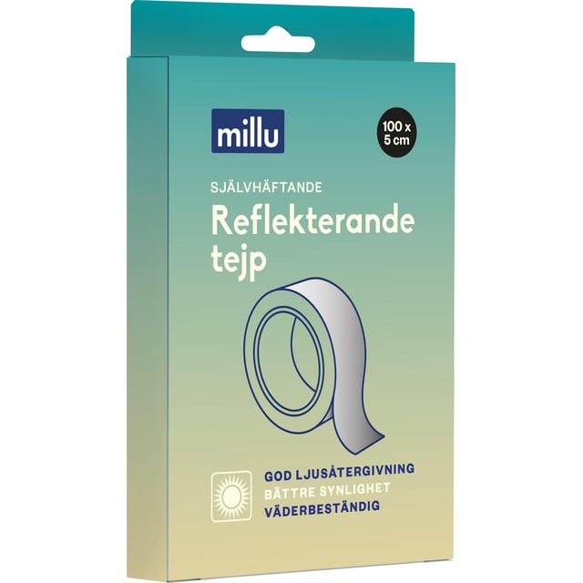 Millu Reflextejp 1 meter | Hjälpmedel & säkerhet - Säker ute | Apoteka