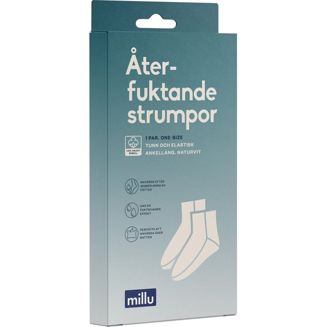 Millu Återfuktande Strumpor 1 par | Hudvård - Händer & fötter - Tillbehör händer & fötter | Apoteka