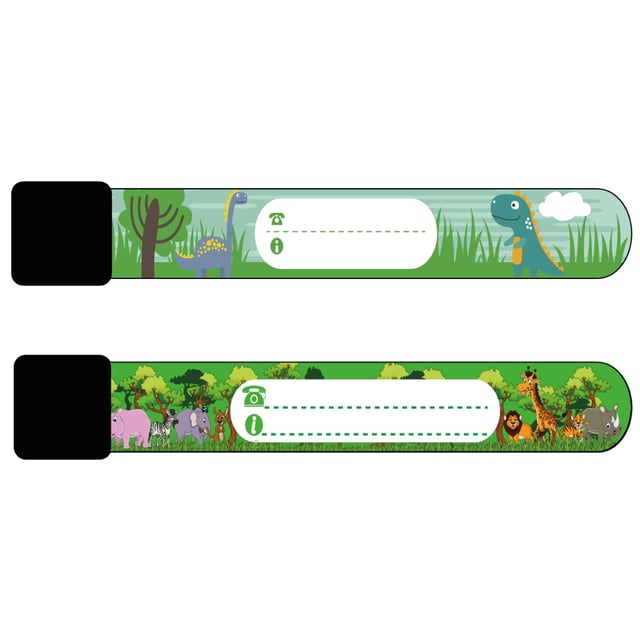 Millu ID-Armband Djungeln 2 st | Baby, barn & förälder - Praktiska tillbehör för barn - Hjälpmedel för barn | Apoteka