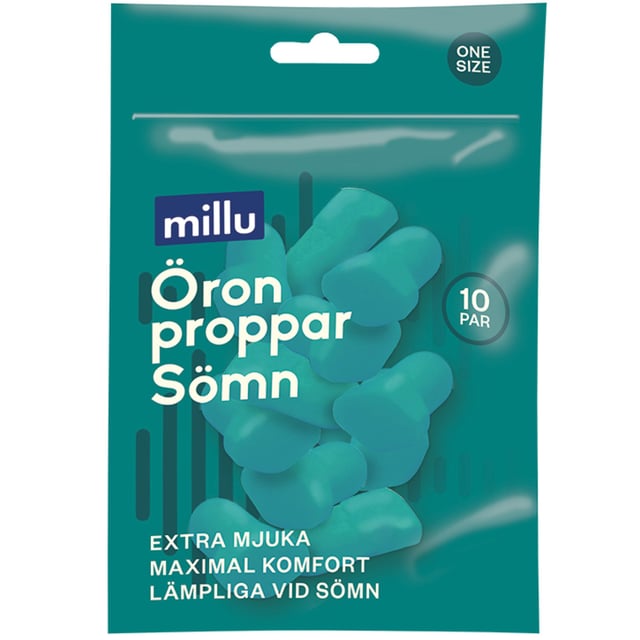 Millu Öronproppar Sömn 10 par | Ögon & öron - Öron - Öronproppar | Apoteka