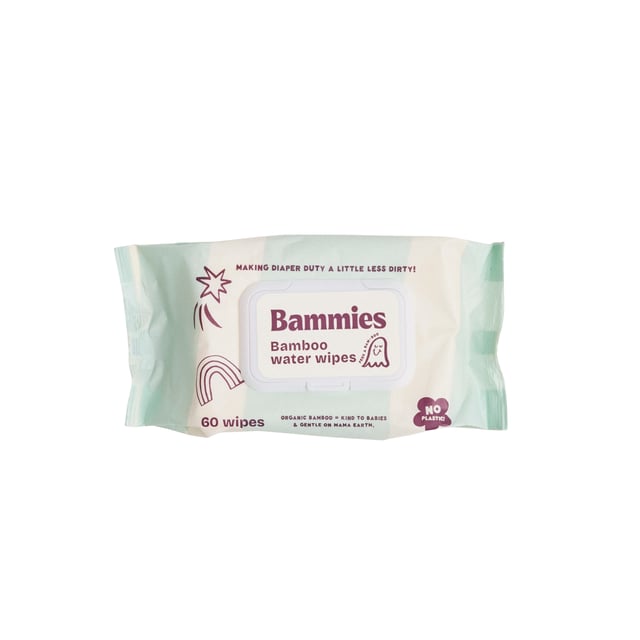 Bammies The Bamboo Water Wipe 60st | Baby, barn & förälder - Blöjor & våtservetter - Våtservetter | Apoteka