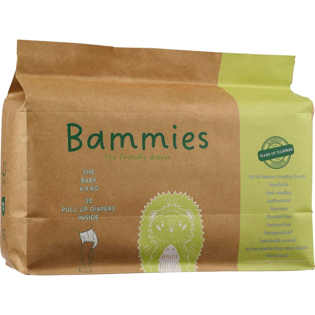 Bammies Bambublöjor Byxblöjor The Baby 32 st | Baby, barn & förälder - Blöjor & våtservetter - Blöjor | Apoteka